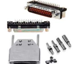 Amphenol Communications Solutions 9 Way Right Angle Plug-In Mount D-sub Connector Plug, 2.74mm Pitch, with Screw
