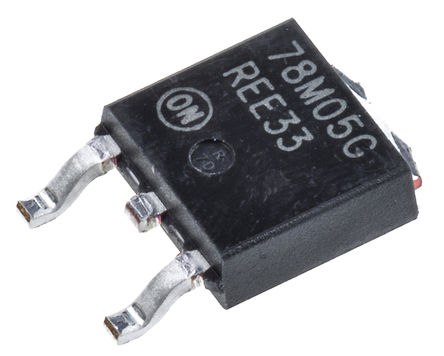 onsemi MC78M05CDTG, 5-Channel Linear, Voltage Regulator, 500 mA, 5 V, TO-252 2-Pin