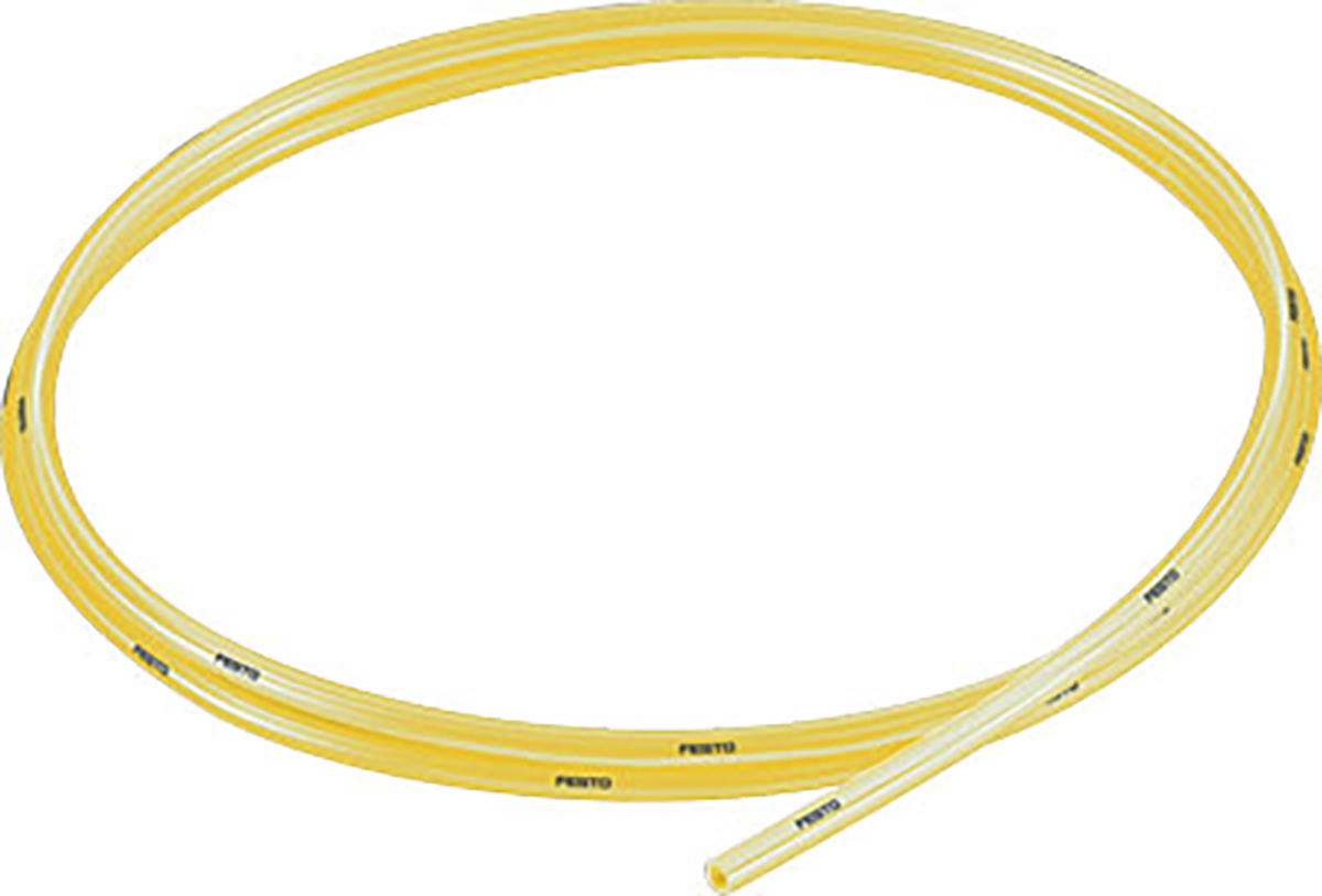 Festo Compressed Air Pipe Yellow Polyurethane 4mm x 50m PUN-H-T Series, 8048679