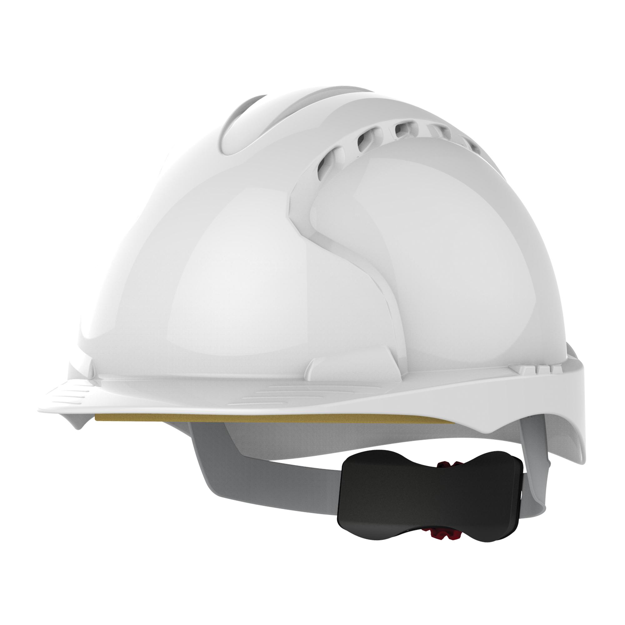 JSP EVO3 White Safety Helmet, Ventilated