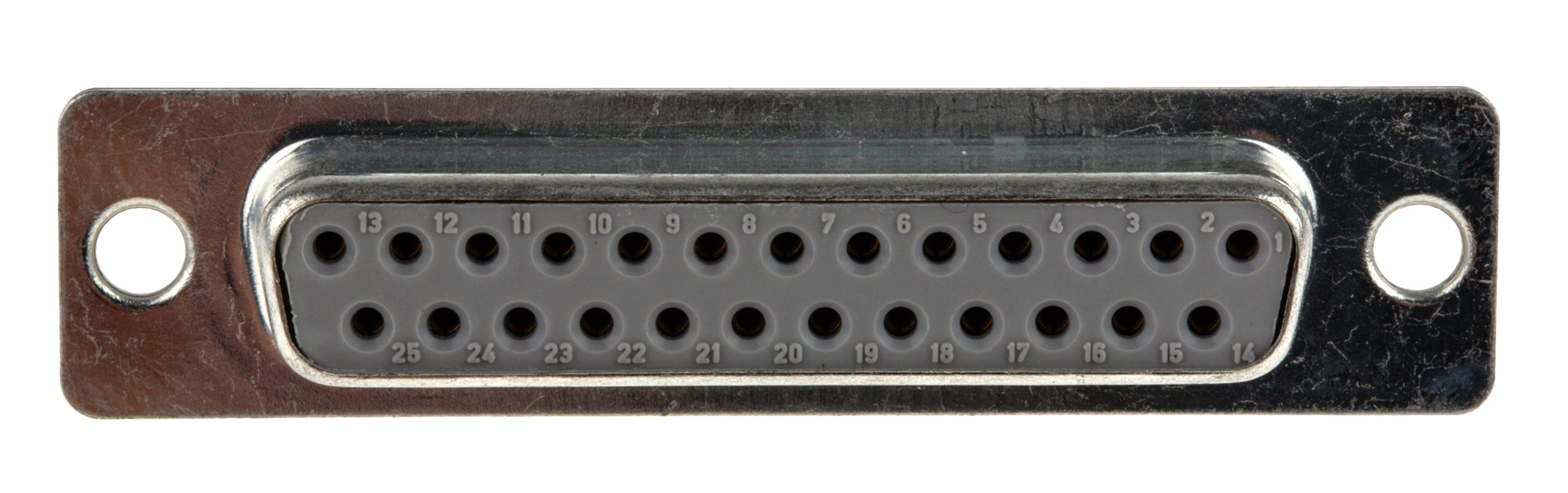 Cinch FD 25 Way Through Hole D-sub Connector Socket, 2.76mm Pitch