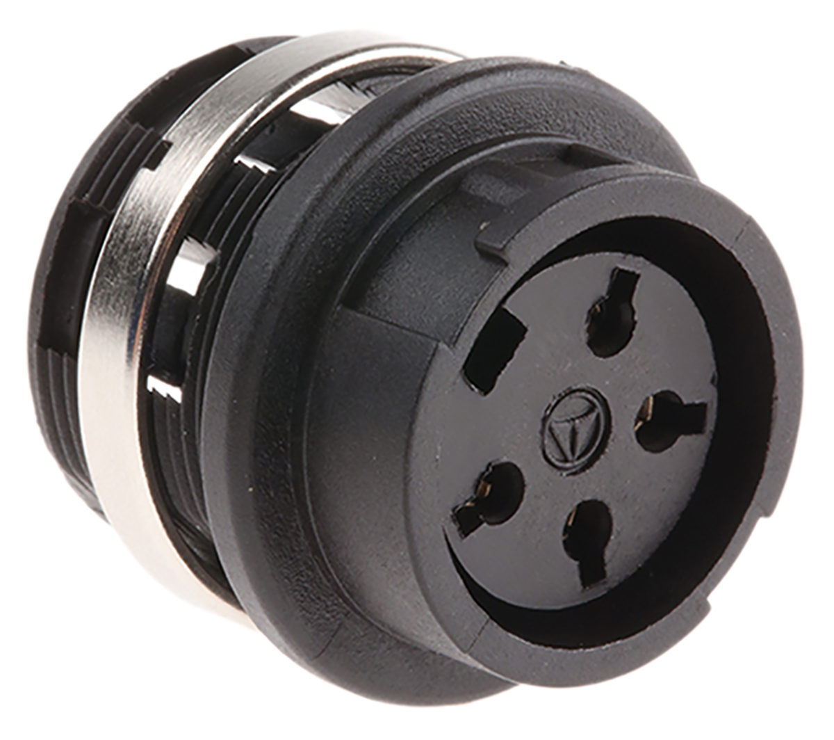 Amphenol Industrial Circular Connector, 4 Contacts, Panel, M16 Connector, Socket, Female, IP40, signalmate C091 Series