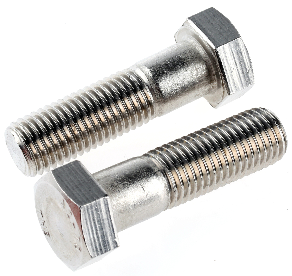 RS PRO Stainless Steel, Hex Bolt, M20 x 70mm