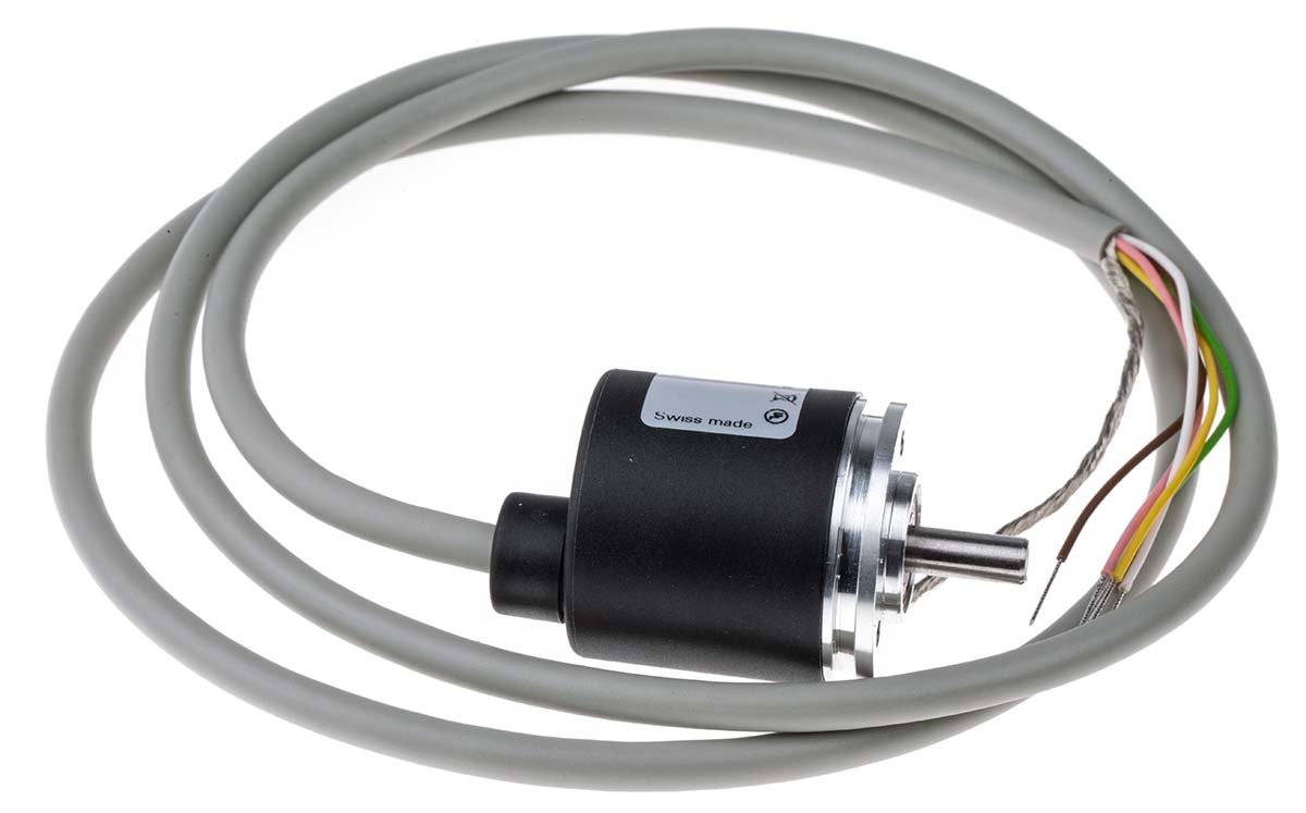 Baumer BDK Series Optical Incremental Encoder, 1024 ppr, HTL/Push Pull Signal, Solid Type, 5mm Shaft