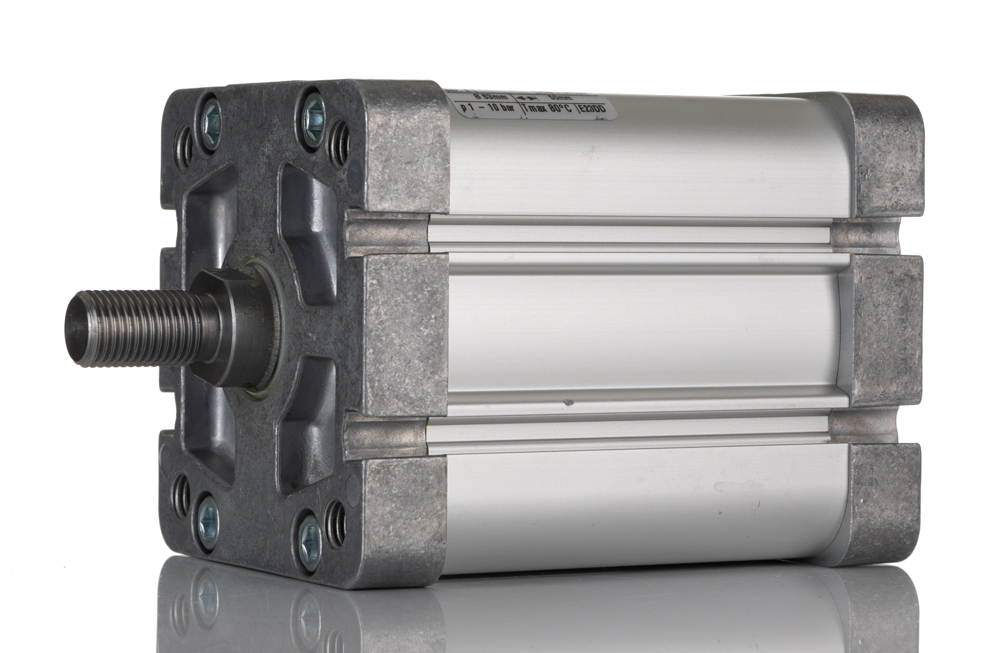 Norgren Pneumatic Compact Cylinder - RA/192063/M/50 63 mm Bore, 50 mm ISO Compact Series, Double Acting Acting