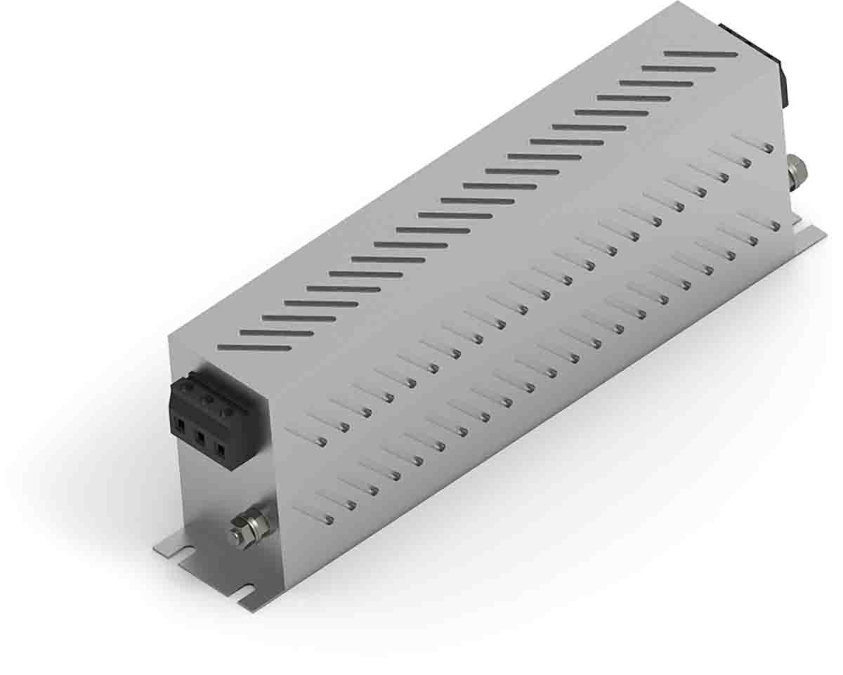 TE Connectivity, KEM-BS 30A 440 V ac 50 → 60Hz, Chassis Mount EMI Filter, Terminal Block 3 Phase