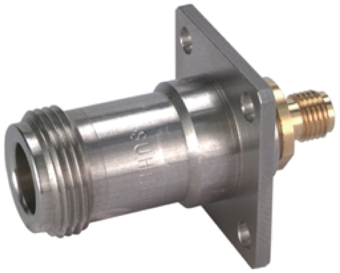 Huber+Suhner Straight 50Ω RF Adapter N Socket to SMA Socket 18GHz