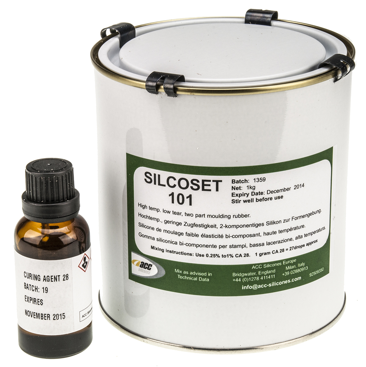 Acc Silicones 740010310 Red Silicone Potting Compound 1000 g