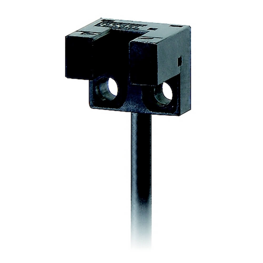 Omron Through Beam Photoelectric Sensor, Slot Sensor, 100 mm Detection Range
