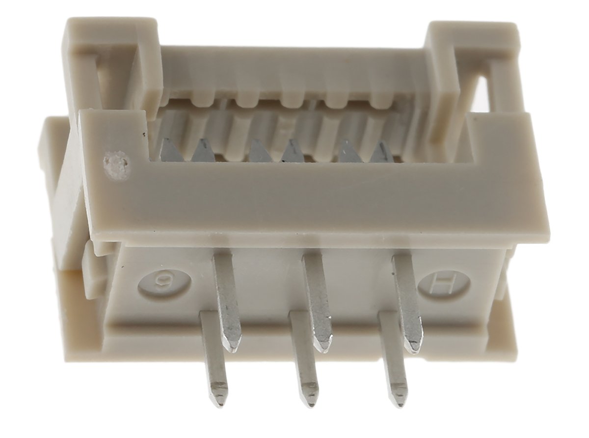 HARTING 6-Way IDC Connector Plug for  Through Hole Mount, 2-Row