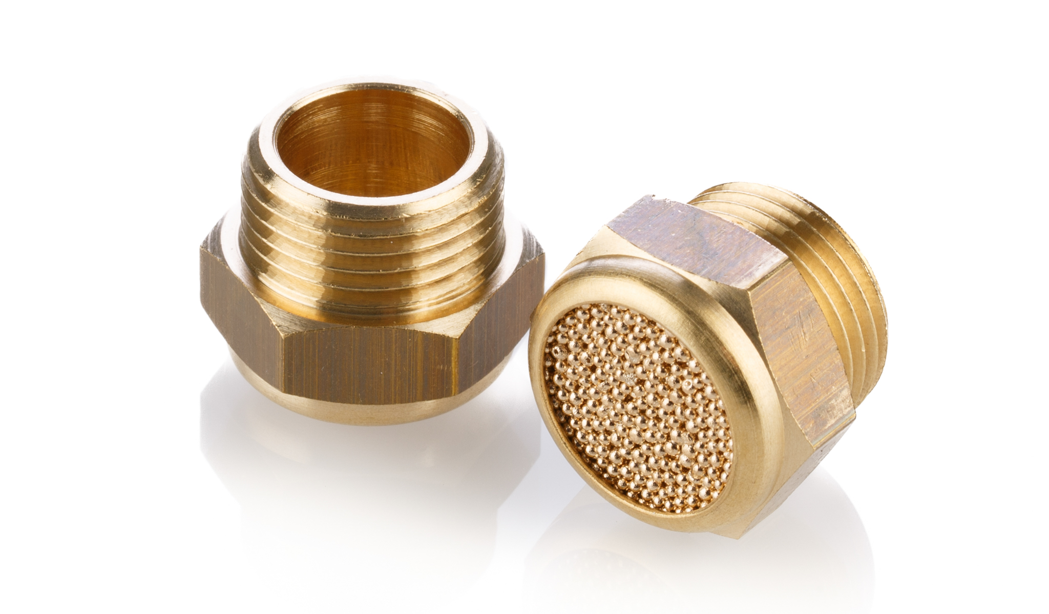 Festo AMTE-M-H Brass, Bronze 10bar Pneumatic Silencer, Threaded, G 3/8 Male