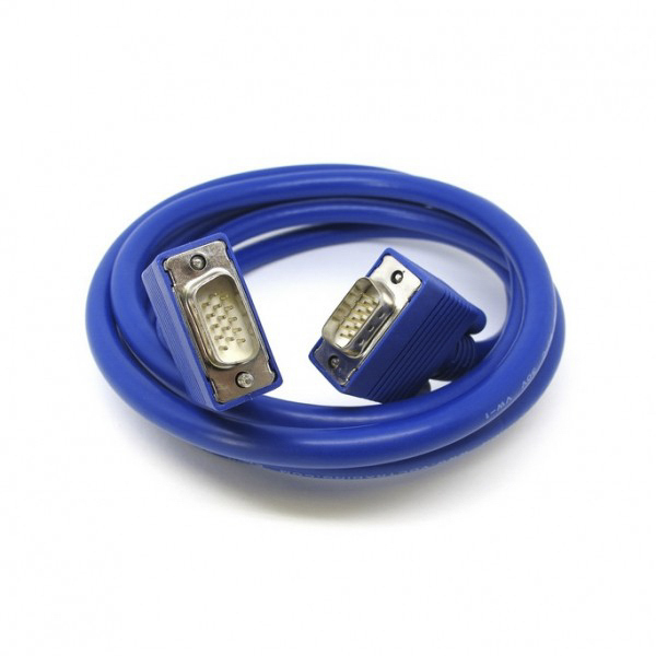 Van Damme Male VGA to Male VGA Cable, 2m Blue
