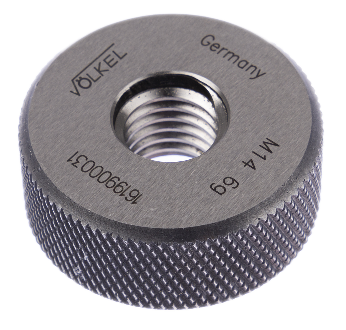 Volkel M14 x 2 Ring Thread Gauge Ring Gauge, 2.0mm Pitch Diameter
