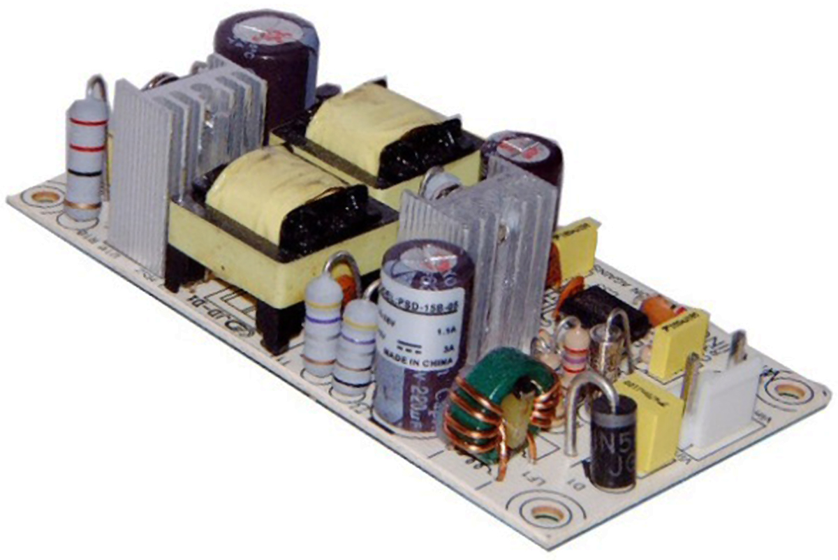 MEAN WELL PSD 15 DC-DC Converter, 12V dc/ 1.25A Output, 9.2 → 18 V dc Input, 15W, Chassis Mount, +60°C Max Temp