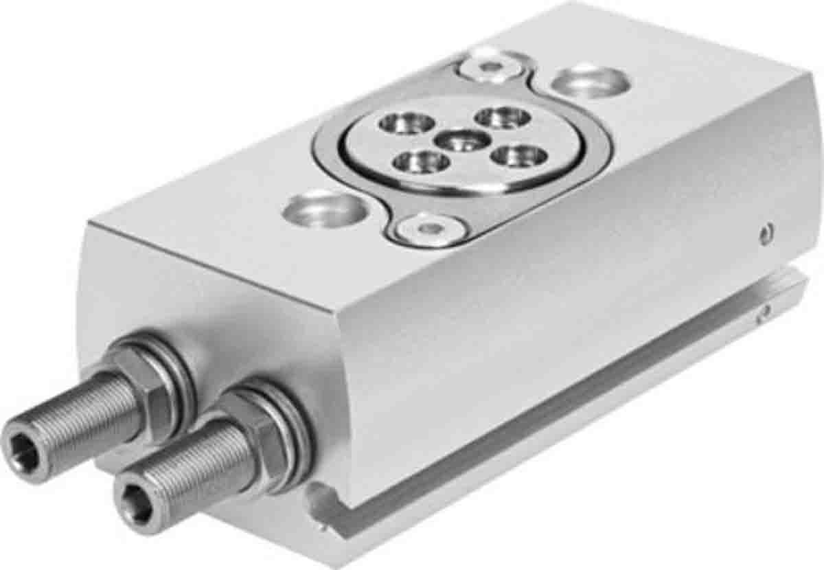 Festo DRRD Series 8 bar Double Action Pneumatic Rotary Actuator, 180° Rotary Angle, 8mm Bore