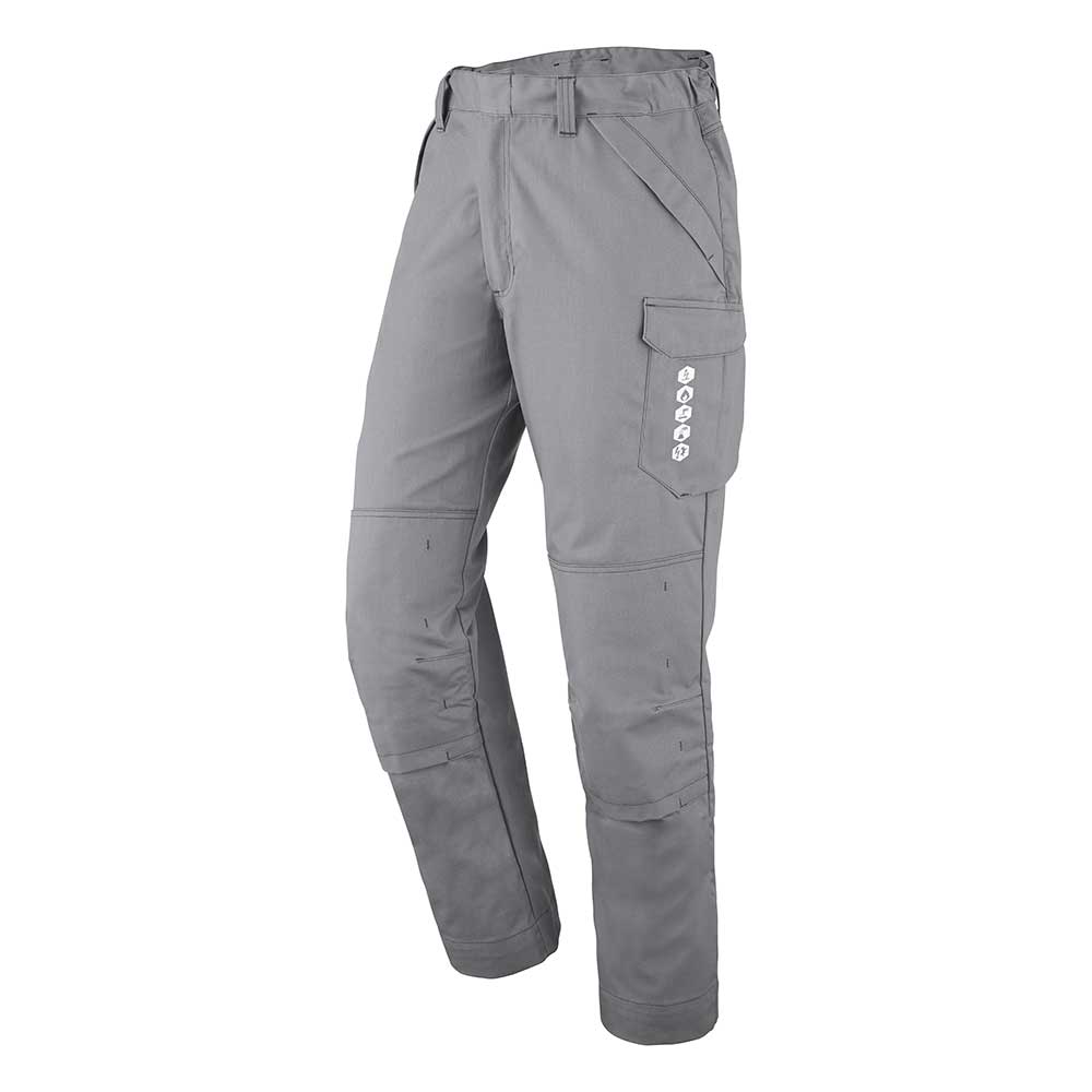 Cepovett Safety 9B95-8496 Unisex's Grey 79% Cotton, 20% Polyester, 1% Anti-Static Fibre, Size 52 Waist Size 53 in W 85cm