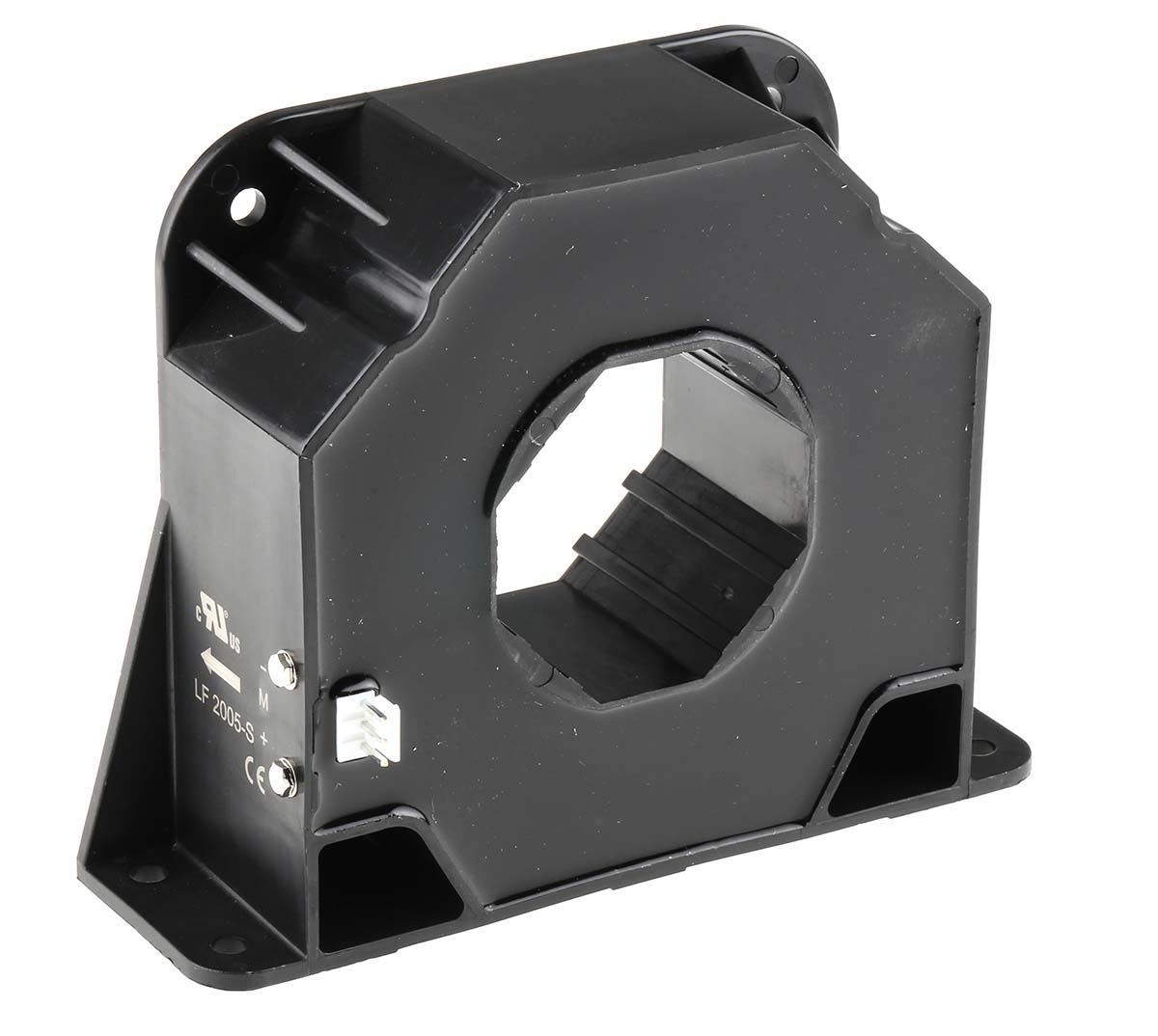 LEM LF Series Current Transformer, 2000A Input, 2000:1, 400 mArms Output, 60.5mm Bore, 15 → 24 V