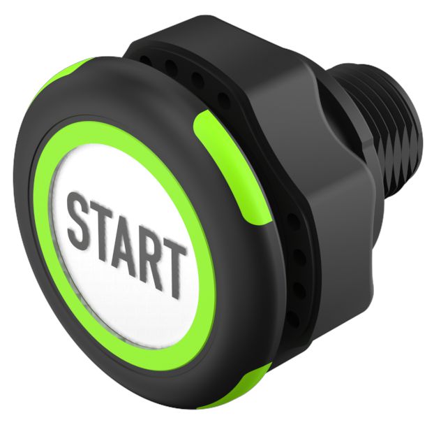 EAO Capacitive Switch NO,Illuminated, Red/Green, IO-Link, IP69K