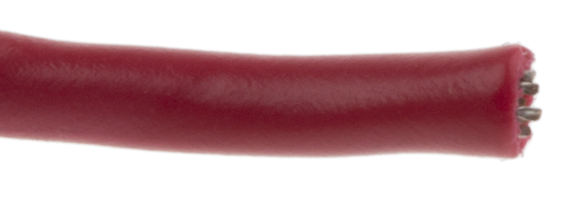 Alpha Wire Hook-up Wire PVC Series Red 0.81 mm² Hook Up Wire, 18 AWG, 16/0.25 mm, 305m, PVC Insulation, 3055 RD001
