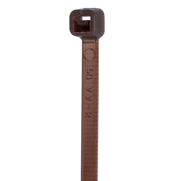 NEMIQ Cable Tie, , 368mm x 7.6 mm, Brown Nylon, Pk-50