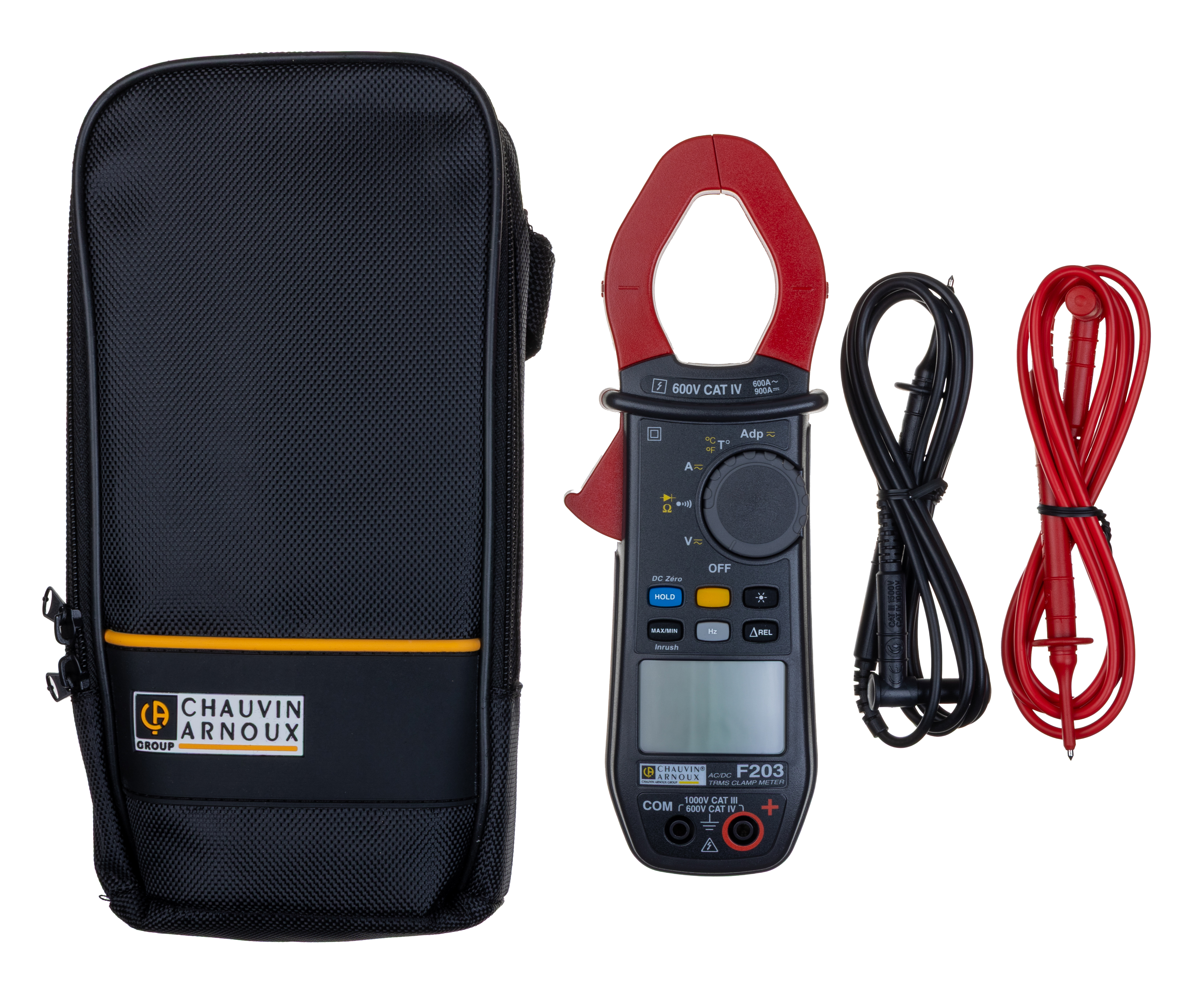 Chauvin Arnoux F203 Clamp Meter, 900A dc, Max Current 600A ac CAT III 1000V