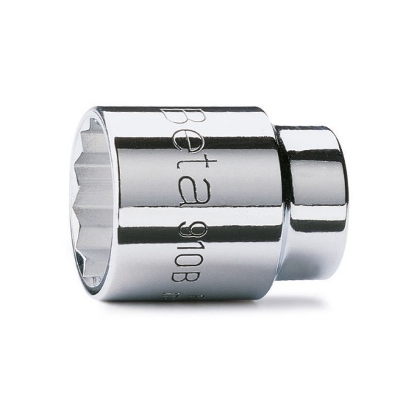 BETA 3/8 in Drive 10mm Bi-Hexagon, 12 point, 29 mm Overall Length