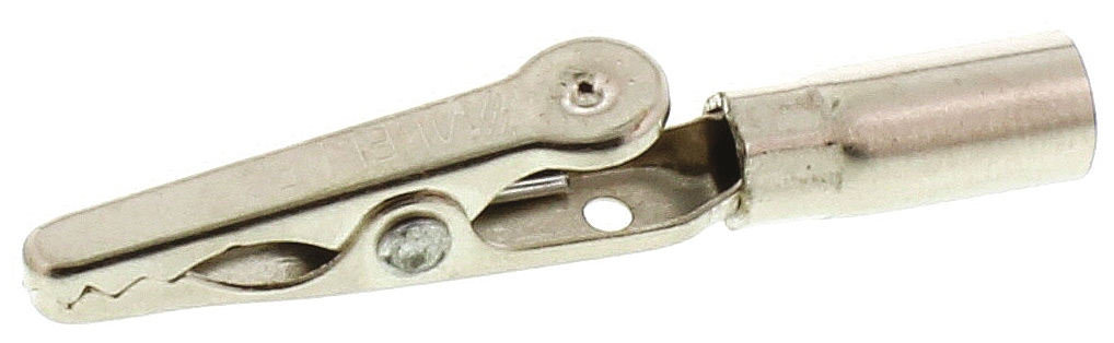 Mueller Electric Crocodile Clip, Nickel-Plated Steel Contact, 5A