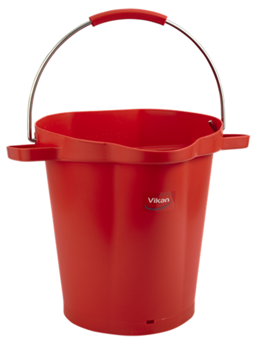 20L Plastic Red Bucket With Handle