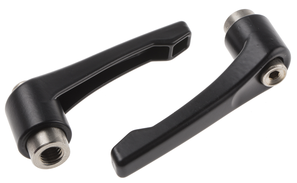 RS PRO Stainless Steel Clamping Lever, M10 x 12mm