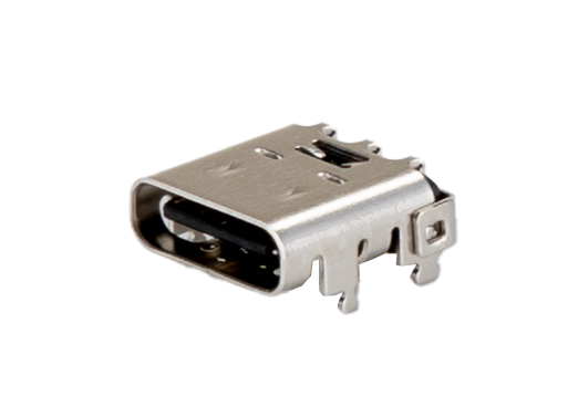 Molex Right Angle, SMT, Socket- Dual Port Type C 2.0 USB C Connector