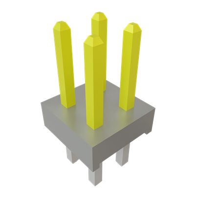 Samtec TMM Series Vertical Through Hole PCB Header, 50 Contact(s), 2 mm Pitch, 2 Row, Unshrouded