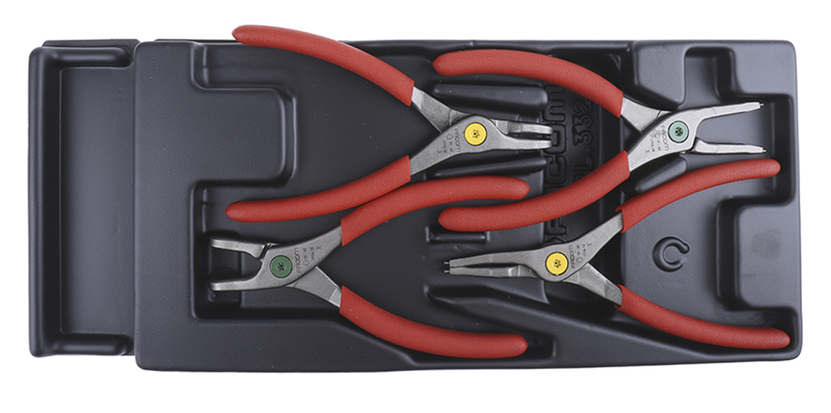 Facom Circlip Pliers, 418 mm Overall