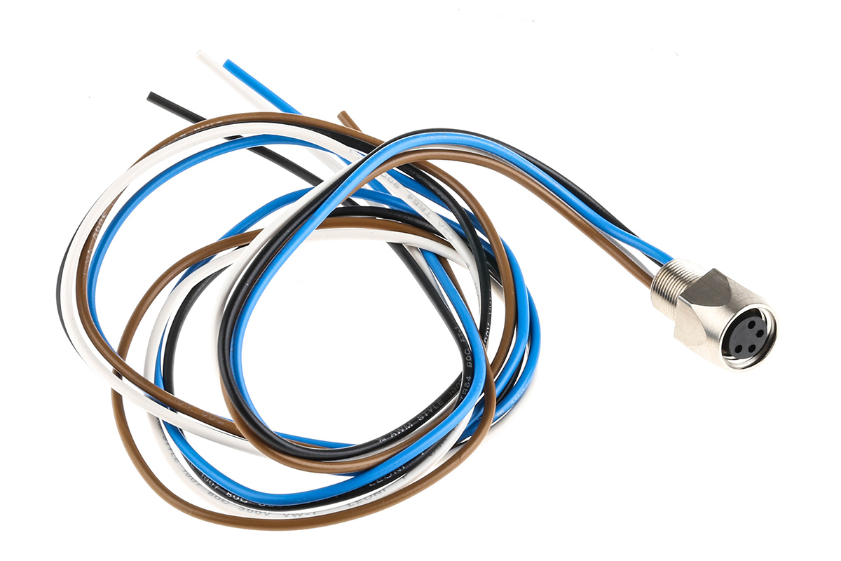Lumberg Automation Male 34 way M8 to Female 34 way M8 Sensor Actuator Cable, 0.5 m