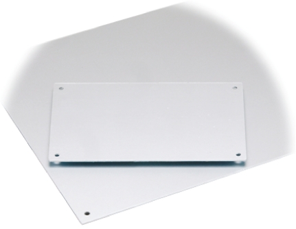Fibox Aluminium Front Panel, 250 x 1.5 x 150mm