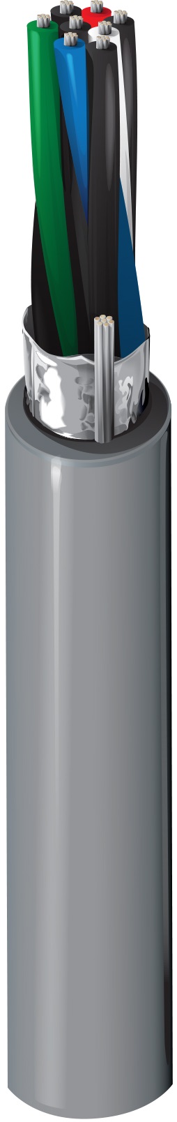 Belden 9504NH Series Data Cable, 4 Pairs, 8 Cores, 0.2 mm², Screened, 24 AWG, 500m, Screened Shield, RS-232 Cable