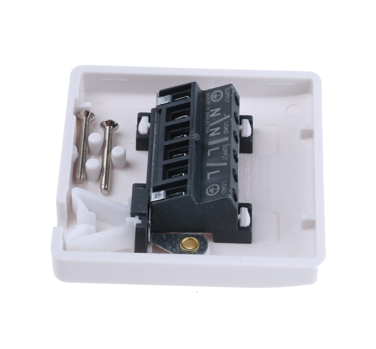 MK Electric White 1 Gang Light Switch Cover