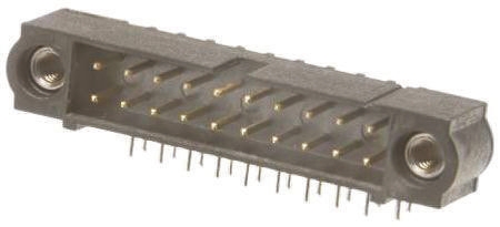 HARWIN Datamate J-Tek Series Right Angle Through Hole PCB Header, 10 Contact(s), 2 mm Pitch, 2 Row, Shrouded