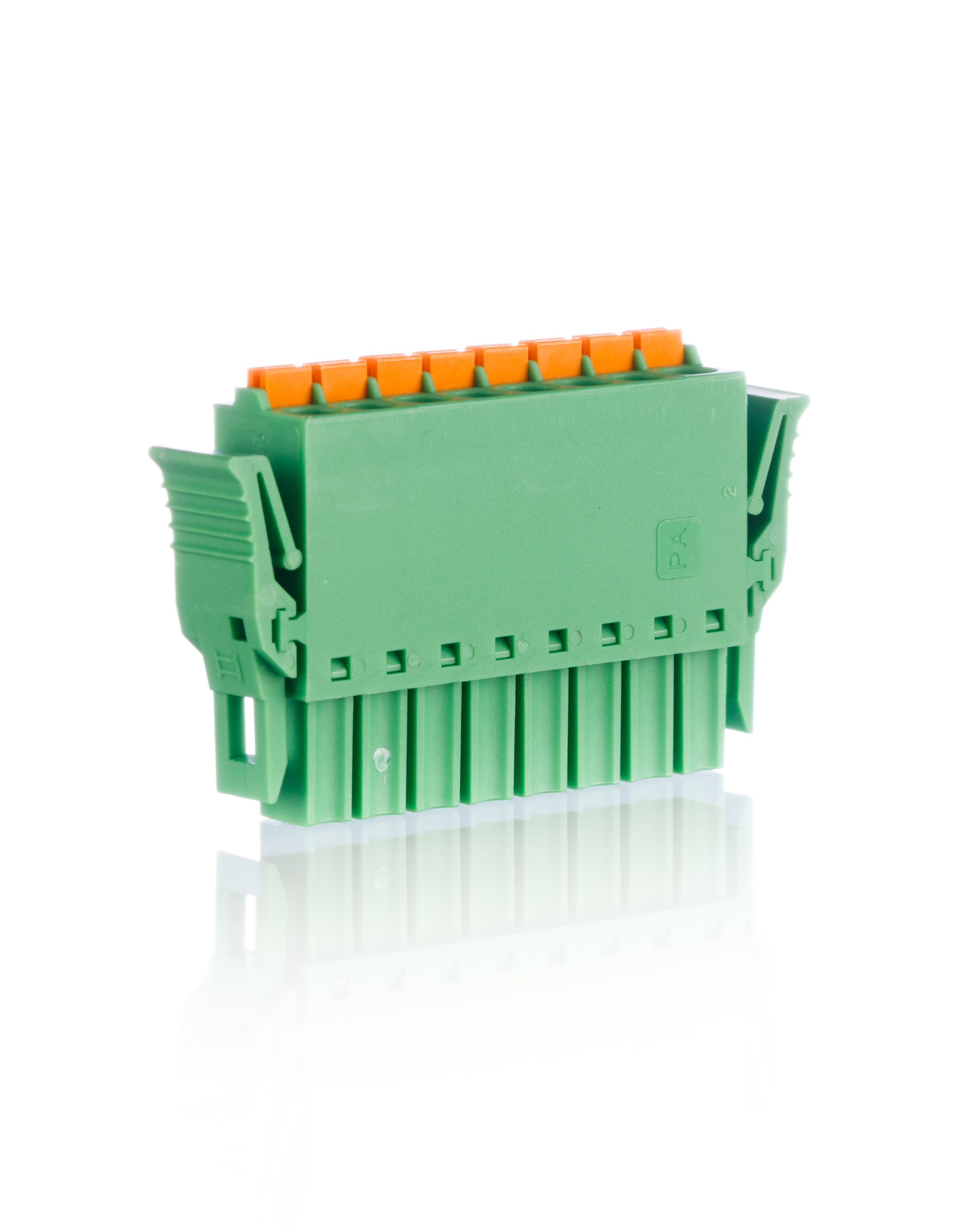 Phoenix Contact, 3.5mm Pitch, FMC 1.5/8-ST-3.5-RF, 8 Way, , Pluggable Terminal Block, Plug, Cable Mount, Spring Cage