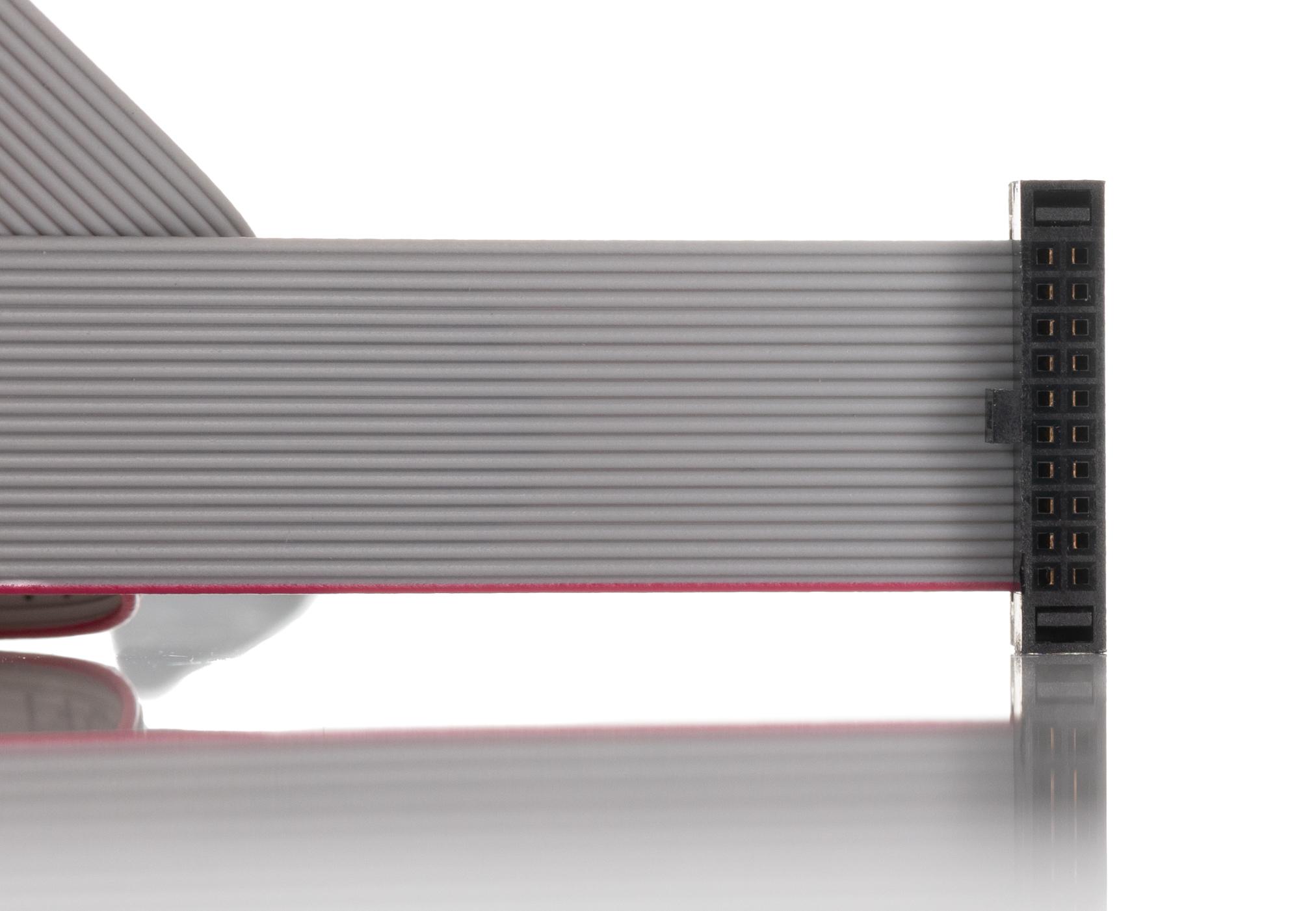 Samtec FFSD Series Flat Ribbon Cable, 20-Way, 1.27mm Pitch, 228.6mm Length, Tiger Eye IDC to Tiger Eye IDC