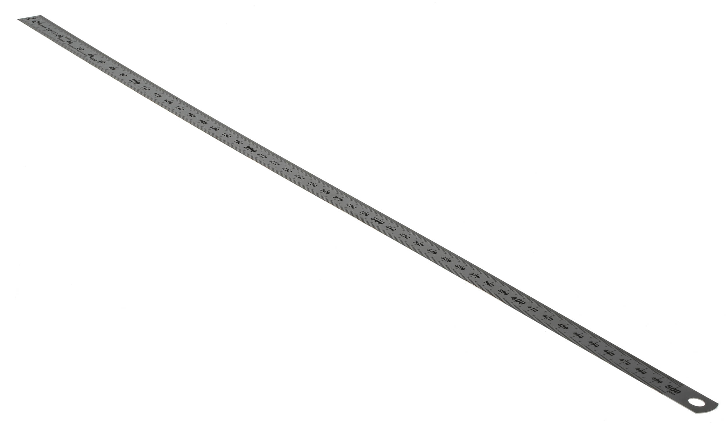 MikronTec 500mm Stainless Steel Metric Ruler