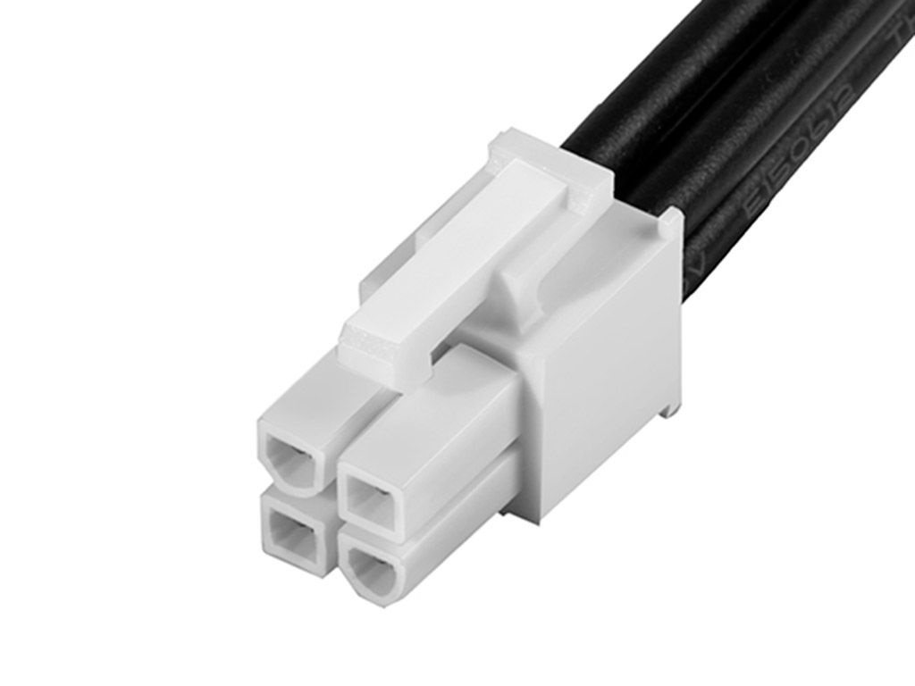 Molex 4 Way Female Mini-Fit Jr. Unterminated Wire to Board Cable, 300mm