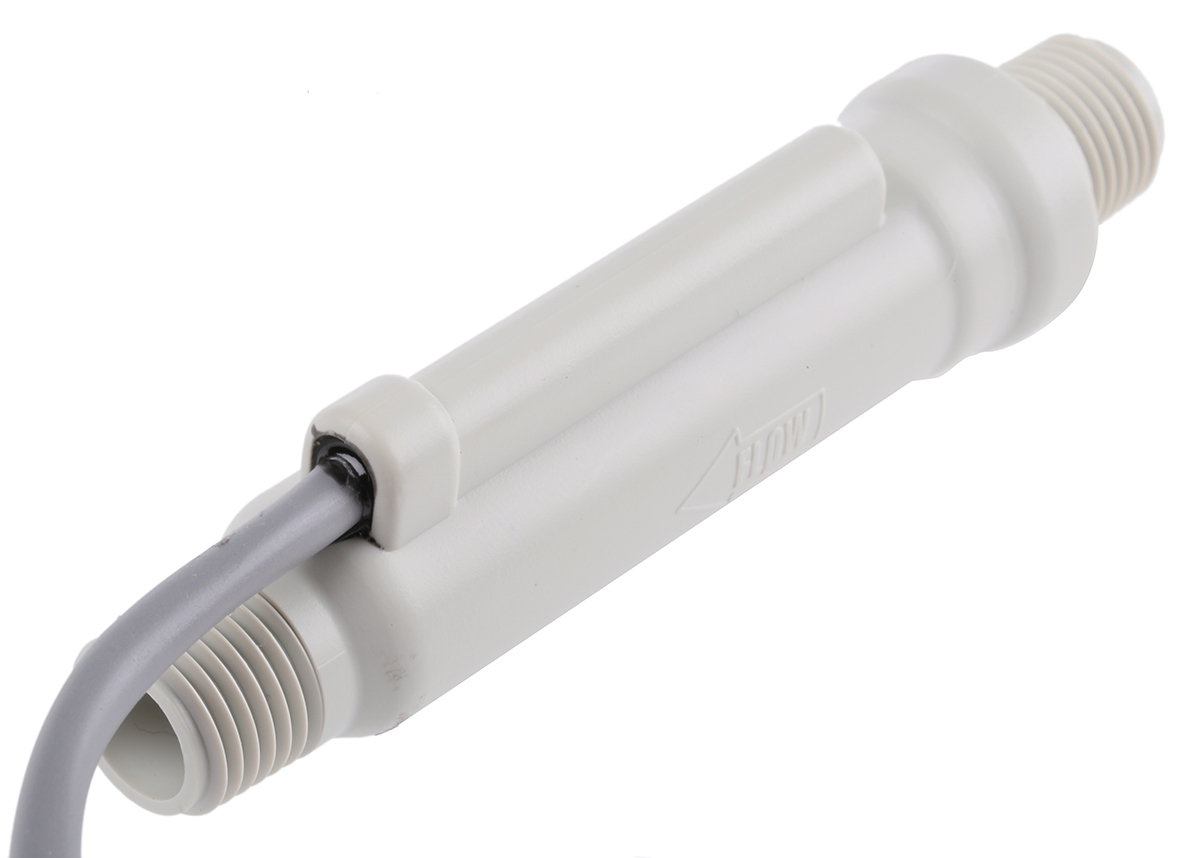 Gems Sensors FS-3 Series Piston Flow Sensor for Gas, 74 L/min Max