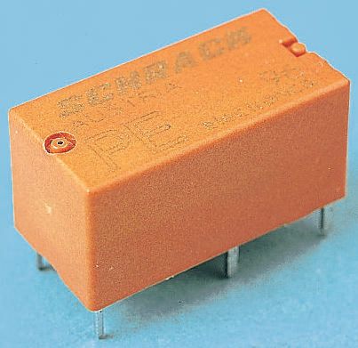 TE Connectivity PCB Mount Power Relay, 12V dc Coil, 5A Switching Current, SPDT