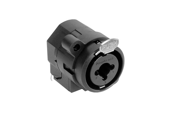 Amphenol Industrial Jack Connector 1/4 in Chassis Mount Jack Connector Socket 7.5A