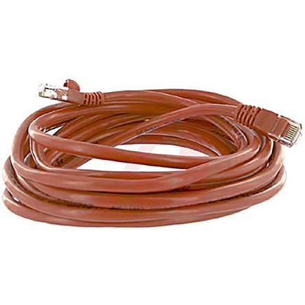 Cinch73, 15m Cat5e, Red RJ45 to Male RJ45 Male, U/UTP Unshielded, Terminated PVC Sheath