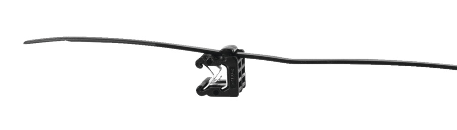 HellermannTyton Cable Tie, 200mm x 4.6 mm, Black Polyamide, Pk-500