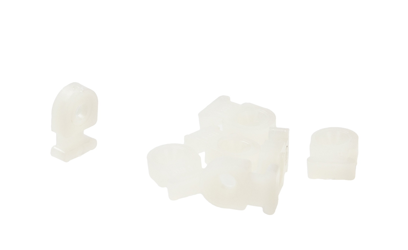 HellermannTyton Natural Cable Tie Mount 8 mm x 12.5mm, 2.6mm Max. Cable Tie Width