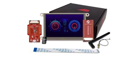 4D Systems SK-GEN4-ESP32-50T, GEN4-ESP32-50T Starter Kit 5in TFT Starter Kit With ESP32 SoC for Display Development