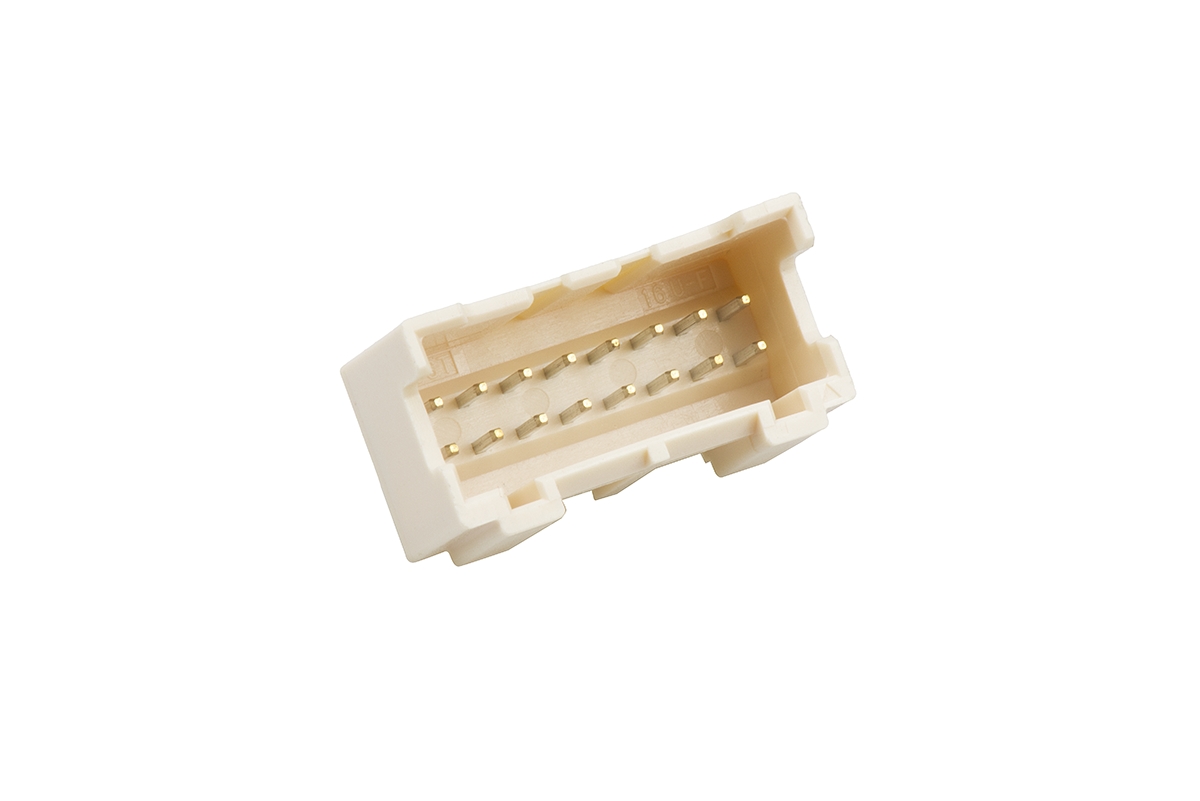 JST PAD Series Straight Through Hole PCB Header, 16 Contact(s), 2 mm Pitch, 2 Row, Shrouded