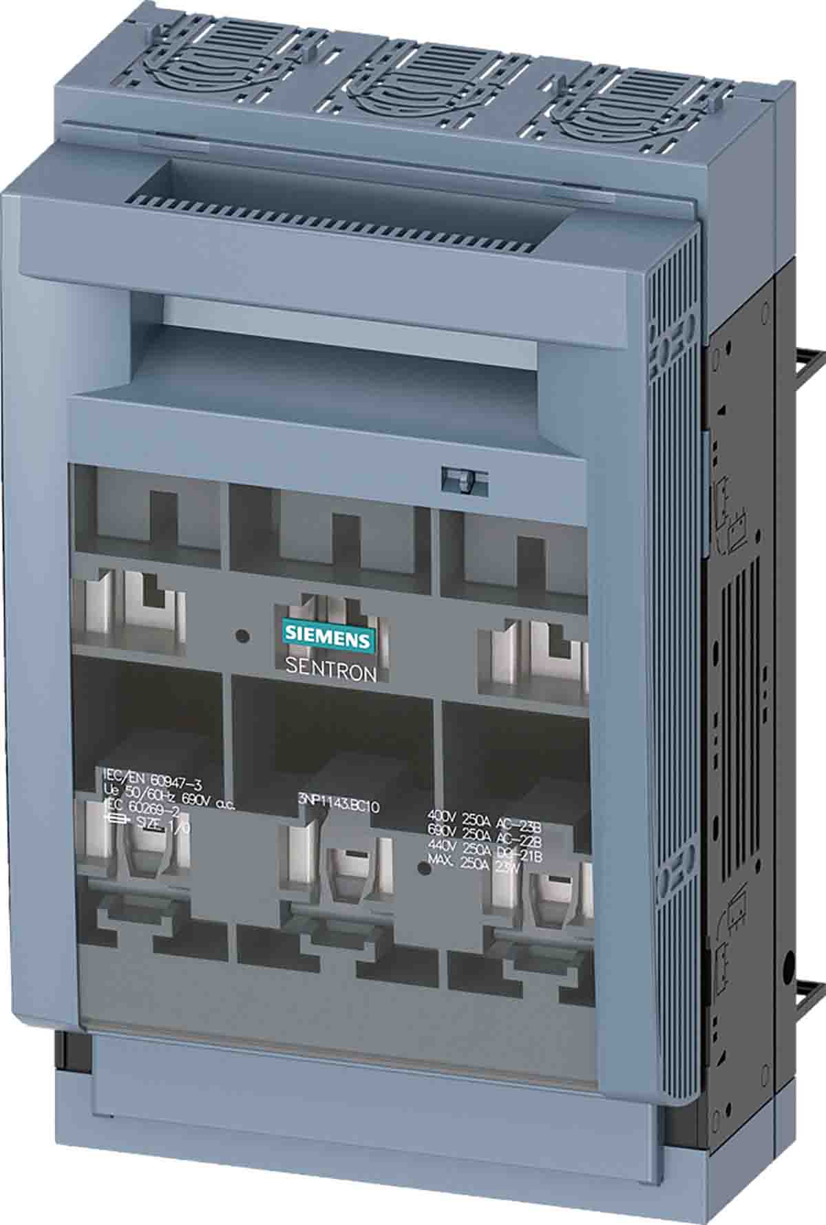 Siemens Fuse Switch Disconnector, 3 Pole, 250A Max Current